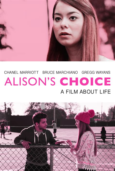 alison's choice.